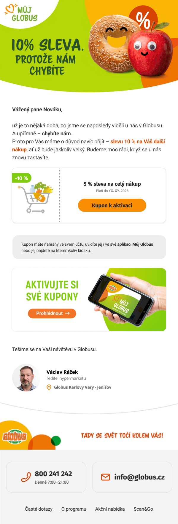 Nová verze e-mailu